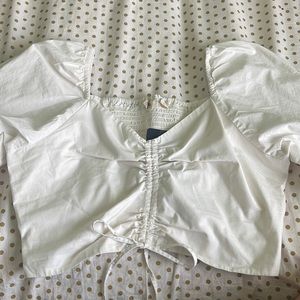 Levis White Statement Blouse